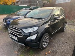 Black Used 2018 Ford Ecosport Titanium SUV | £8,390 (Fair price)