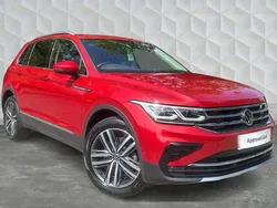 Red Used 2022 VW Tiguan Elegance SUV | £26,350 (Fair price)