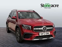 Red Used 2022 Mercedes GLB220 AMG line SUV | £29,651 (Fair price)
