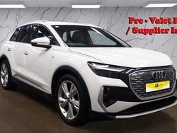 White Used 2022 Audi Q4 e-tron S-Line SUV | £23,495
