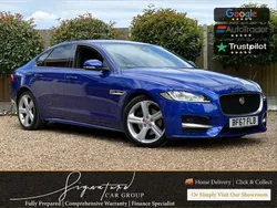 Blue Used 2017 Jaguar XF R-Sport Sedan | £9,950 (Fair price)