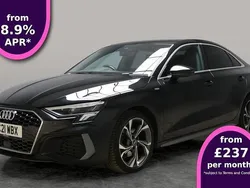 Black Used 2021 Audi A3 S-Line Sedan | £17,514 (Good price)