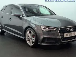 Used 2018 Audi A3 Sportback S-Line Hatchback | £13,500 (Fair price)