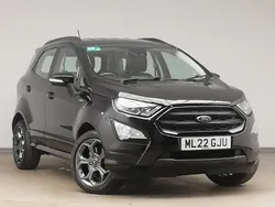 Black Used 2022 Ford Ecosport ST-Line SUV | £15,498 (A bit pricey)
