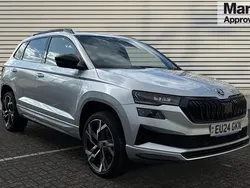 Silver Used 2024 Skoda Karoq SportLine SUV | £24,450 (Good price)