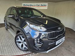 Black Used 2017 Kia Sportage GT-Line S SUV | £13,500 (Fair price)