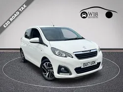 White Used 2017 Peugeot 108 Allure Hatchback | £5,250 (Fair price)