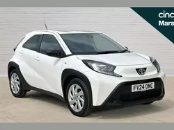 White Used 2024 Toyota Aygo PURE Hatchback | £13,262 (Fair price)