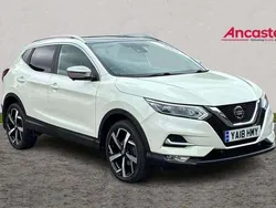White Used 2018 Nissan Qashqai SUV | £16,975 (Fair price)