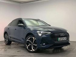 Blue Used 2022 Audi e-tron Sportback Black Edition SUV | £30,900 (Expensive)