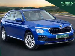 Race blue metallic Used 2024 Skoda Kamiq SE SUV | £18,800 (Fair price)