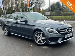 Grey Used 2015 Mercedes C200 AMG line Sedan | £9,295 (Fair price)