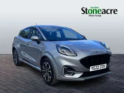 Silver Used 2022 Ford Puma ST-Line Coupe | £15,495 (Fair price)