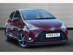 Red Used 2019 Toyota Yaris Hybrid Hatchback | £14,050 (Fair price)