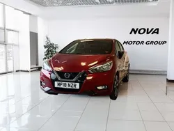 Red Used 2018 Nissan Micra Tekna Hatchback | £5,749 (Fair price)