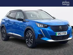 Blue Used 2021 Peugeot e-2008 GT-line SUV | £12,290 (Good price)