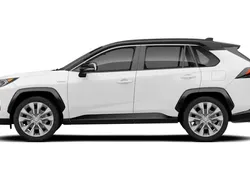 White/black Used 2021 Toyota RAV4 Hybrid Premium SUV | £29,125 (Fair price)
