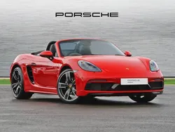 Guards red New 2025 Porsche 718 Boxster | £64,500