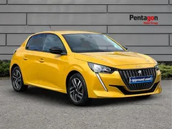 Yellow Used 2023 Peugeot 208 Allure+ Hatchback | £13,695 (Fair price)