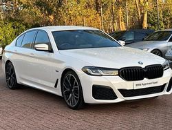 White Used 2022 BMW 545e M Sport | £34,683 (Fair price)
