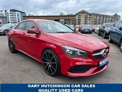 Red Used 2019 Mercedes CLA180 AMG line Sedan | £16,995 (A bit pricey)
