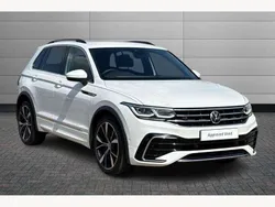 White Used 2021 VW Tiguan R-line SUV | £26,295 (Fair price)