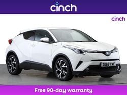 White Used 2018 Toyota C-HR Design SUV | £14,199 (A bit pricey)