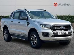 Metallic moondust silver Used 2021 Ford Ranger Wildtrack Pickup | £19,298 (Good price)