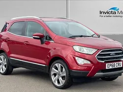 Red Used 2019 Ford Ecosport Titanium SUV | £10,088 (Fair price)