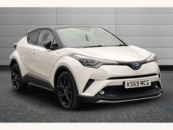 White Used 2019 Toyota C-HR SUV | £17,195 (Fair price)