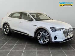 White Used 2020 Audi e-tron Comfort SUV | £19,995 (Super price)