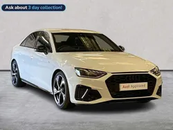 White Used 2024 Audi A4 Black Edition Sedan | £29,874 (Fair price)