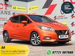 Orange Used 2018 Nissan Micra N-Connecta Hatchback | £8,995 (A bit pricey)