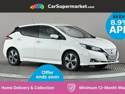 White Used 2020 Nissan Leaf N-Connecta Hatchback | £9,497 (Fair price)