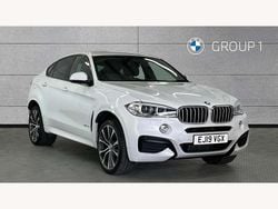 White Used 2019 BMW X6 M Sport SUV | £30,750 (Fair price)