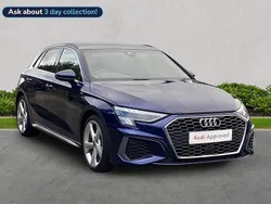 Blue Used 2022 Audi A3 S-Line Hatchback | £23,396 (Fair price)