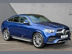 Blue Used 2021 Mercedes GLE400 AMG Line Premium Plus Coupe | £49,980 (Fair price)