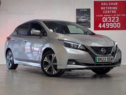 Gun metal metallic Used 2022 Nissan Leaf N-Connecta Hatchback | £11,977 (Fair price)