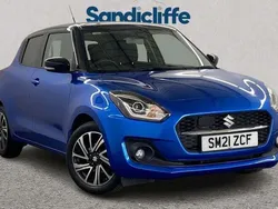 Blue Used 2021 Suzuki Swift SZ5 Hatchback | £13,928 (Fair price)