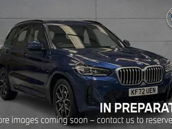 Blue Used 2022 BMW X3 M Sport SUV | £36,500 (Fair price)
