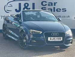 Blue Used 2015 Audi A3 Cabriolet S-Line Cabriolet | £9,495 (Fair price)