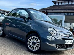 Grey Used 2016 Fiat 500C Lounge Cabriolet | £8,989 (A bit pricey)