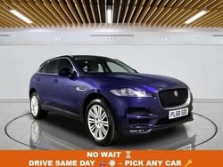 Blue Used 2018 Jaguar F-Pace Portfolio SUV | £16,499 (Fair price)