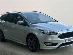 Silver Used 2017 Ford Focus ST-Line X Estate | £7,510 (Fair price)