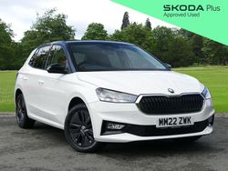 Candy white black magic pearl effect Used 2022 Skoda Fabia Colour Edition Hatchback | £14,745 (Fair price)