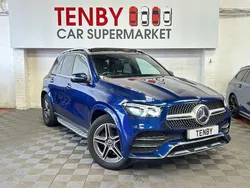 Blue Used 2020 Mercedes GLE300 AMG Line Premium Plus SUV | £32,295 (Good price)