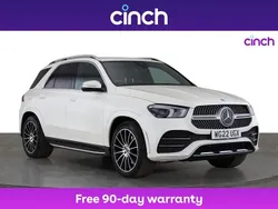 White Used 2022 Mercedes GLE400 AMG line SUV | £39,809 (Fair price)