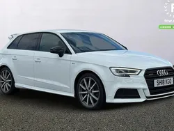 White Used 2018 Audi A3 Sportback Black Edition Hatchback | £17,699 (Fair price)