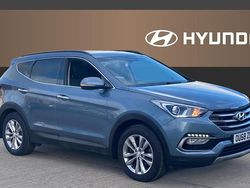 Blue Used 2018 Hyundai Santa Fe Premium SUV | £11,106 (Good price)