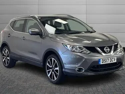 Grey Used 2017 Nissan Qashqai Tekna SUV | £10,450 (Fair price)